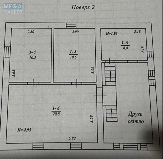 Продаж дома, 2&nbsp;поверху, 100&nbsp;кв.м, 4&nbsp;кімнати, ділянка 0,25&nbsp;соток, <a class="location-link" href="/borodyanka/" title="Недвижимость Бородянка">Бородянка</a>, Садова, 32 (изображение 11)