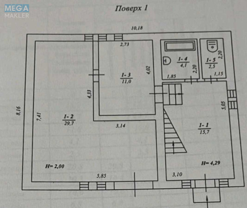 Продаж дома, 2&nbsp;поверху, 100&nbsp;кв.м, 4&nbsp;кімнати, ділянка 0,25&nbsp;соток, <a class="location-link" href="/borodyanka/" title="Недвижимость Бородянка">Бородянка</a>, Садова, 32 (изображение 12)