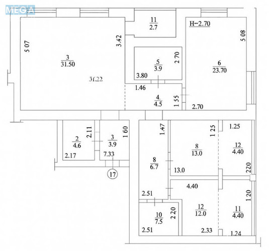 Продаж 3 кімнатної квартири (125/47/31), 3 пов. 10 пов. будинку, <a class="location-link" href="/irpen/" title="Недвижимость Ірпінь">Ірпінь</a>, Дем яна Попова, 26в (изображение 24)