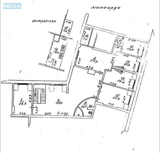 Оренда 7 і більше кімнатної квартири, <a class="location-link" href="/kiev/" title="Недвижимость Київ">Київ</a>, <a class="location-link" href="/kiev/pecherskij/" title="Недвижимость Печерський район">Печерський р-н</a>, Ольгинська вул., 2/1 (изображение 25)