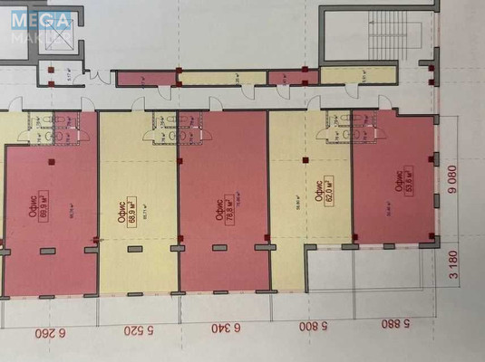Оренда комерційної нерухомості, 70&nbsp;кв.м, под офис, <a class="location-link" href="/kiev/" title="Недвижимость Київ">Київ</a>, <a class="location-link" href="/kiev/shevchenkovskij/" title="Недвижимость Шевченківський район">Шевченківський р-н</a>, Глубочицкая ул., 17 (изображение 10)