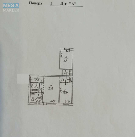 Продаж 3 кімнатної квартири (54/36/5), 1 пов. 5 пов. будинку, <a class="location-link" href="/kiev/" title="Недвижимость Київ">Київ</a>, <a class="location-link" href="/kiev/pecherskij/" title="Недвижимость Печерський район">Печерський р-н</a>, Марії Приймаченко бульв., 8б (изображение 5)