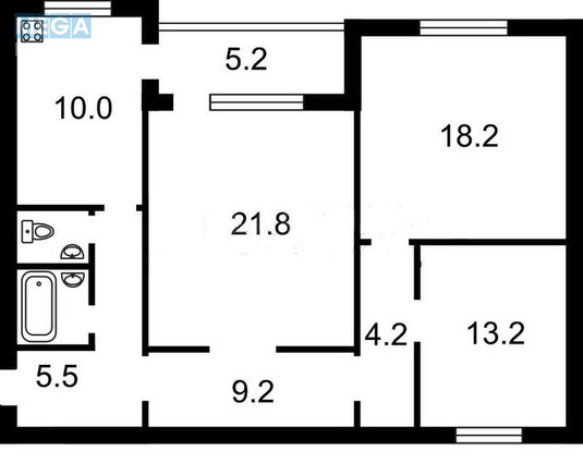 Оренда 3 кімнатної квартири, <a class="location-link" href="/kiev/" title="Недвижимость Київ">Київ</a>, <a class="location-link" href="/kiev/darnickij/" title="Недвижимость Дарницький район">Дарницький р-н</a>, Декабристів вул., 12/37 (изображение 23)