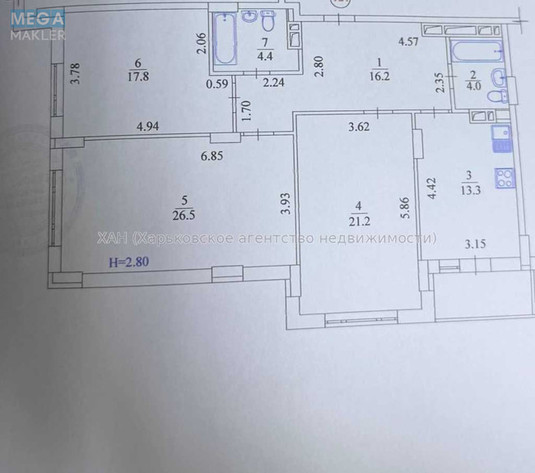 Новобудова, 10 поверхів, <a class="location-link" href="/kharkov/" title="Недвижимость Харків">Харків</a>, <a class="location-link" href="/kharkov/frunzenskij/" title="Недвижимость Немишлянський (Фрунзенський) район">Немишлянський (Фрунзенський) р-н</a>, Героев Харькова просп. (изображение 9)