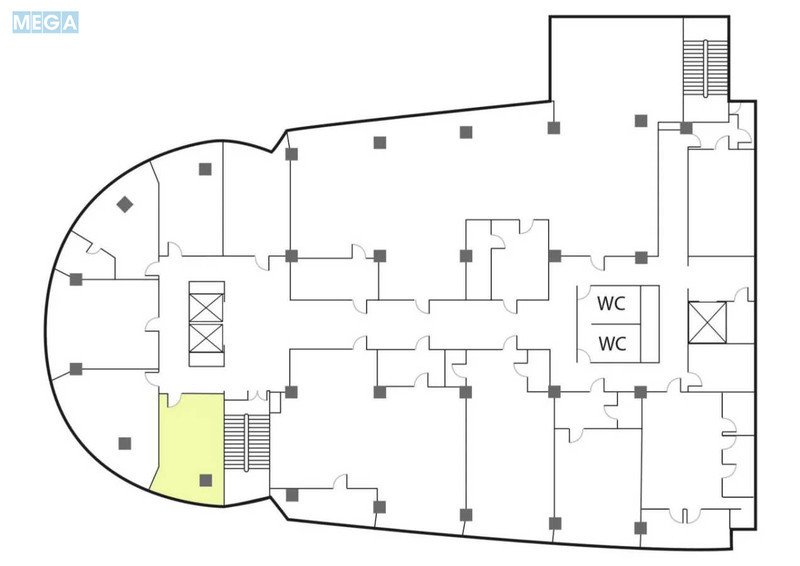 Оренда комерційної нерухомості, 28&nbsp;кв.м, под офис, <a class="location-link" href="/kiev/" title="Недвижимость Київ">Київ</a>, <a class="location-link" href="/kiev/dneprovskij/" title="Недвижимость Дніпровський район">Дніпровський р-н</a>, Евгения Сверстюка ул., 2А (изображение 6)
