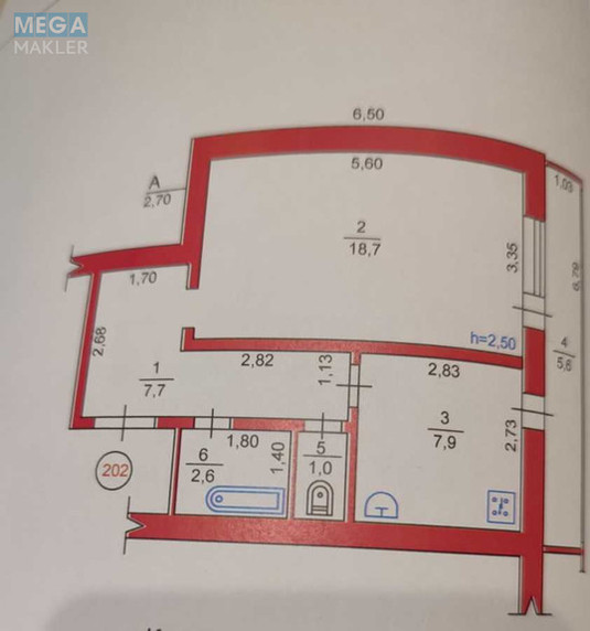 Оренда 1 кімнатної квартири, <a class="location-link" href="/kiev/" title="Недвижимость Київ">Київ</a>, <a class="location-link" href="/kiev/podolskij/" title="Недвижимость Подільський район">Подільський р-н</a>, Свободи просп., 1А (изображение 11)