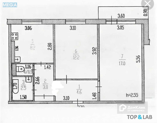 Оренда 2 кімнатної квартири, <a class="location-link" href="/dnepropetrovsk/" title="Недвижимость Дніпра">Дніпро</a>, Новорічна, 49 (изображение 14)