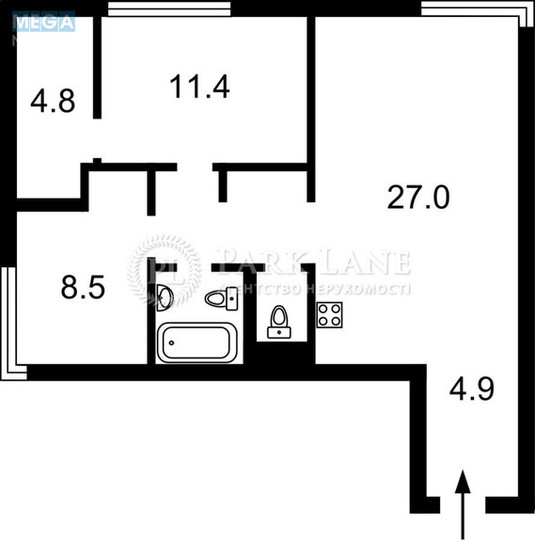 Оренда 2 кімнатної квартири, <a class="location-link" href="/kiev/" title="Недвижимость Київ">Київ</a>, <a class="location-link" href="/kiev/solomenskij/" title="Недвижимость Солом'янський район">Солом'янський р-н</a>, Солом`янська вул., 20в (изображение 2)