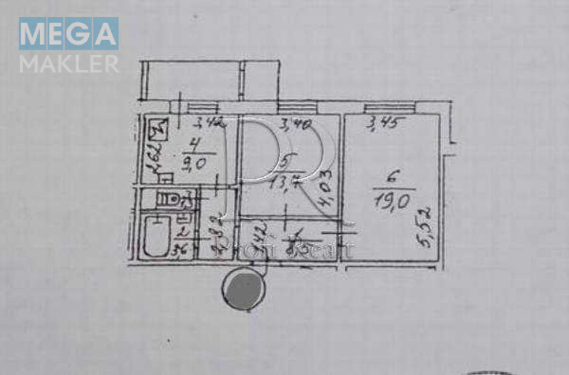 Продаж 2 кімнатної квартири (59/27/10), 13 пов. 18 пов. будинку, <a class="location-link" href="/kiev/" title="Недвижимость Київ">Київ</a>, <a class="location-link" href="/kiev/dneprovskij/" title="Недвижимость Дніпровський район">Дніпровський р-н</a>, Новаторів вулиця, 22Б (изображение 20)