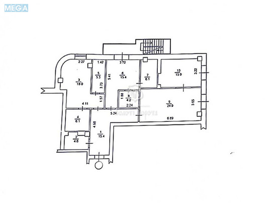 Продаж 3 кімнатної квартири (115,8/58,3/15,8), 6 пов. 9 пов. будинку, <a class="location-link" href="/kiev/" title="Недвижимость Київ">Київ</a>, <a class="location-link" href="/kiev/pecherskij/" title="Недвижимость Печерський район">Печерський р-н</a>, Новоселицька вул., 10 (изображение 24)