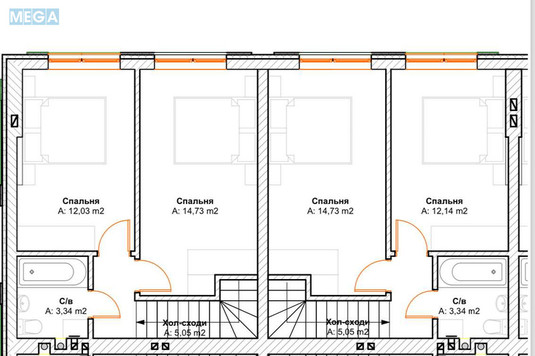 Продаж дома, 2&nbsp;поверху, 71&nbsp;кв.м, 3&nbsp;кімнати, ділянка 1&nbsp;сотка, <a class="location-link" href="/gatnoe/" title="Недвижимость Гатне">Гатне</a>, Святопетровського, 34 (изображение 8)