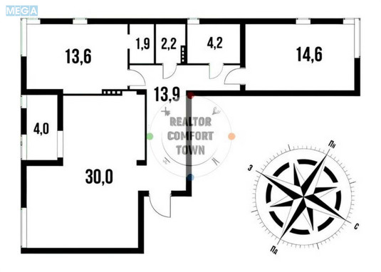 Продаж 2 кімнатної квартири (82,6/28,2/30), 3 пов. 10 пов. будинку, <a class="location-link" href="/kiev/" title="Недвижимость Київ">Київ</a>, <a class="location-link" href="/kiev/dneprovskij/" title="Недвижимость Дніпровський район">Дніпровський р-н</a>, Регенераторна вул. (изображение 25)