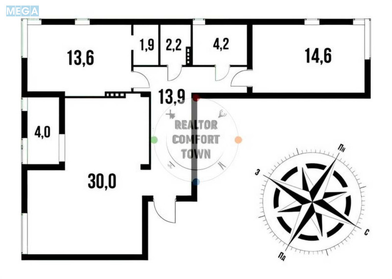 Продаж 2 кімнатної квартири (82,6/28,2/30), 3 пов. 10 пов. будинку, <a class="location-link" href="/kiev/" title="Недвижимость Київ">Київ</a>, <a class="location-link" href="/kiev/dneprovskij/" title="Недвижимость Дніпровський район">Дніпровський р-н</a>, Регенераторна вул. (изображение 25)