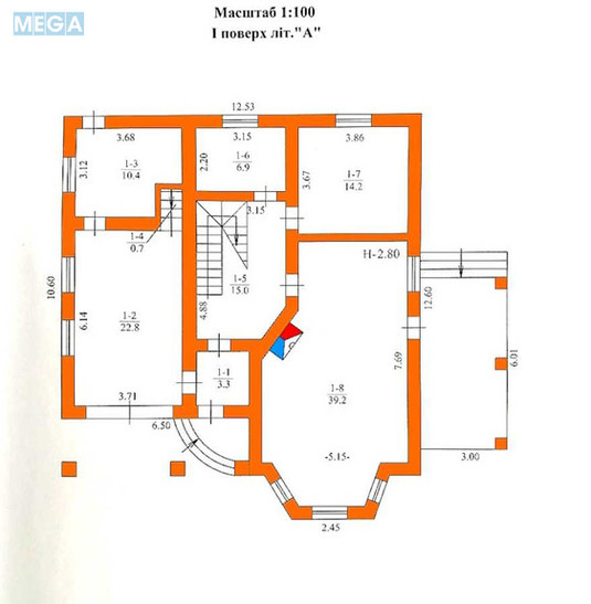 Продаж дома, 2&nbsp;поверху, 221&nbsp;кв.м, 5&nbsp;кімнат, ділянка 15&nbsp;соток, <a class="location-link" href="/makarov-kv/" title="Недвижимость Макарів">Макарів</a>, Юності (изображение 9)