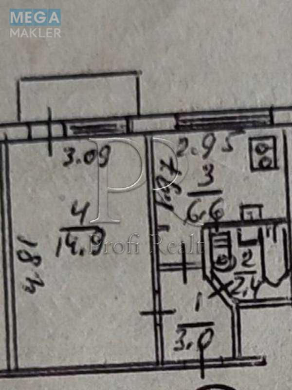 Продаж 1 кімнатної квартири (27/15/7), 5 пов. 5 пов. будинку, <a class="location-link" href="/kiev/" title="Недвижимость Київ">Київ</a>, <a class="location-link" href="/kiev/dneprovskij/" title="Недвижимость Дніпровський район">Дніпровський р-н</a>, Гашека Ярослава бульвар, 10 (изображение 16)