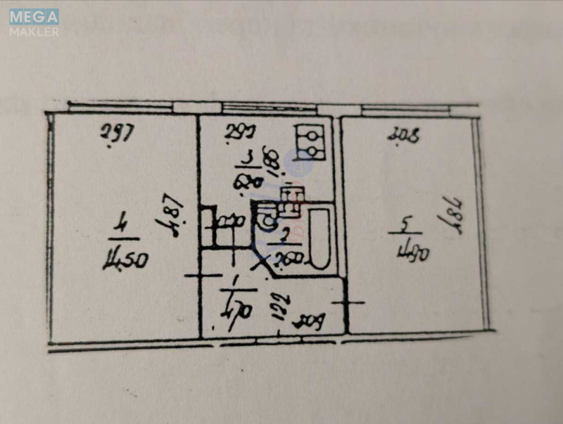 Продаж 2 кімнатної квартири (43/30/6), 1 пов. 5 пов. будинку, <a class="location-link" href="/kiev/" title="Недвижимость Київ">Київ</a>, <a class="location-link" href="/kiev/shevchenkovskij/" title="Недвижимость Шевченківський район">Шевченківський р-н</a>, Стеценко ул., 13 (изображение 11)