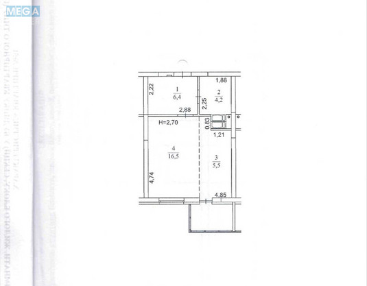 Продаж 1 кімнатної квартири (37/?/?), 10 пов. 25 пов. будинку, <a class="location-link" href="/kiev/" title="Недвижимость Київ">Київ</a>, <a class="location-link" href="/kiev/goloseevskij/" title="Недвижимость Голосіївський район">Голосіївський р-н</a>, Михайла Ломоносова вул., 28 (изображение 15)