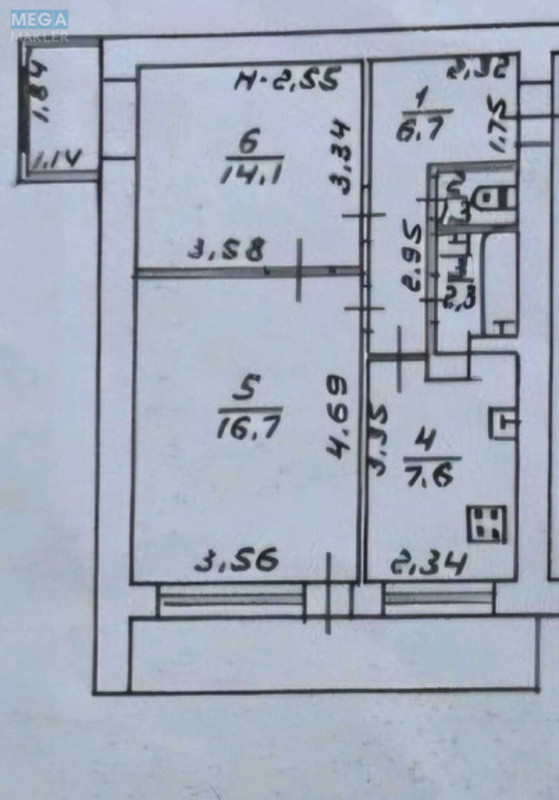 Продаж 2 кімнатної квартири (52/30/7), 15 пов. 16 пов. будинку, <a class="location-link" href="/odessa/" title="Недвижимость Одеса">Одеса</a>, <a class="location-link" href="/odessa/primorskij/" title="Недвижимость Приморський район">Приморський р-н</a>, Новосельского, 46а (изображение 4)