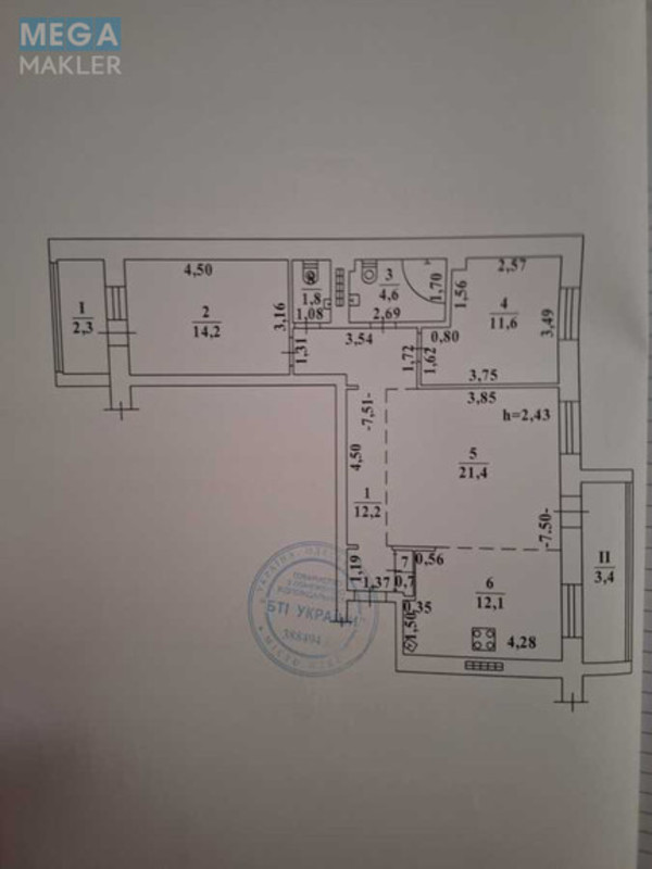 Продаж 3 кімнатної квартири (90/45/25), 8 пов. 10 пов. будинку, <a class="location-link" href="/odessa/" title="Недвижимость Одеса">Одеса</a>, <a class="location-link" href="/odessa/primorskij/" title="Недвижимость Приморський район">Приморський р-н</a>, Сергея Ядова (изображение 2)
