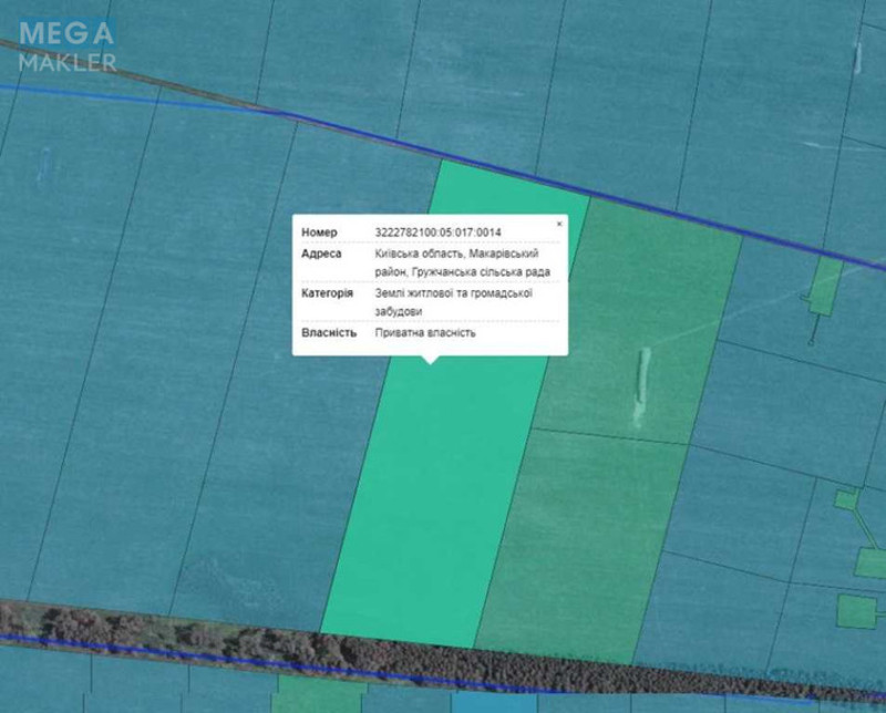 Продажа участка, 603,59&nbsp;сотки, участок под жилую застройку, <a class="location-link" href="/gruzskoe-selo-kv/" title="Недвижимость Грузьке">Грузьке</a>, нова (изображение 4)