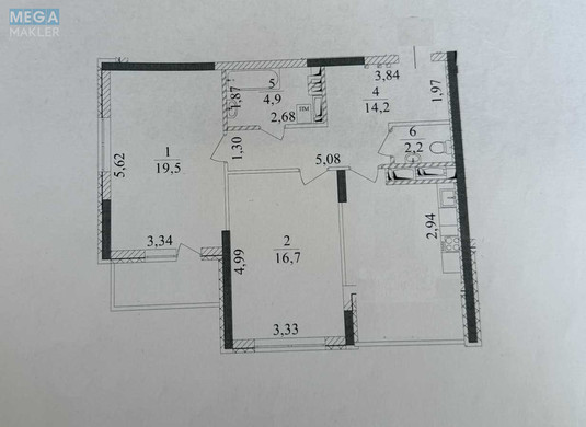 Продаж 2 кімнатної квартири (79/36/16), 12 пов. 16 пов. будинку, <a class="location-link" href="/kiev/" title="Недвижимость Київ">Київ</a>, <a class="location-link" href="/kiev/solomenskij/" title="Недвижимость Солом'янський район">Солом'янський р-н</a>, Любомира Гузара просп., 46Б (изображение 24)
