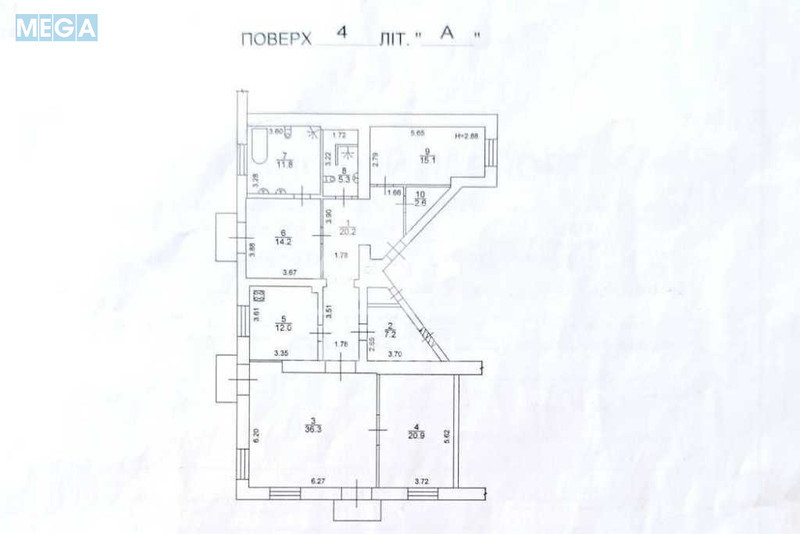 Продаж 3 кімнатної квартири (147,7/?/12), 4 пов. 7 пов. будинку, <a class="location-link" href="/kiev/" title="Недвижимость Київ">Київ</a>, <a class="location-link" href="/kiev/pecherskij/" title="Недвижимость Печерський район">Печерський р-н</a>, Велика Васильківська пл., 67/7 (изображение 20)