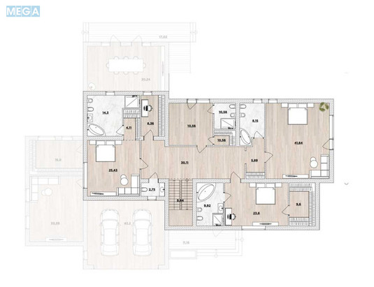 Продаж дома, 2&nbsp;поверху, 565&nbsp;кв.м, 13&nbsp;кімнат, ділянка 24&nbsp;сотки, <a class="location-link" href="/dmitrovka-selo-kv-kievo-svyatoshinskij-rajon/" title="Недвижимость Дмитрівка">Дмитрівка</a>, Привітна, 45 (изображение 2)