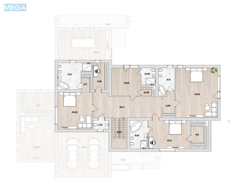 Продаж дома, 2&nbsp;поверху, 565&nbsp;кв.м, 13&nbsp;кімнат, ділянка 24&nbsp;сотки, <a class="location-link" href="/dmitrovka-selo-kv-kievo-svyatoshinskij-rajon/" title="Недвижимость Дмитрівка">Дмитрівка</a>, Привітна, 45 (изображение 2)