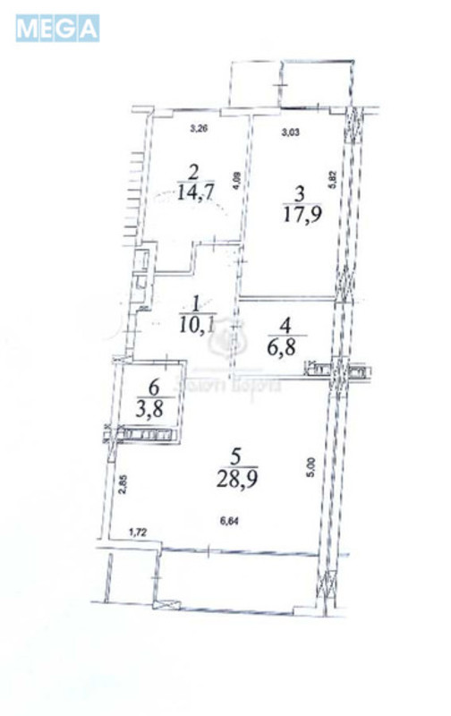 Продаж 2 кімнатної квартири (93,7/32/28,9), 5 пов. 7 пов. будинку, <a class="location-link" href="/kiev/" title="Недвижимость Київ">Київ</a>, <a class="location-link" href="/kiev/podolskij/" title="Недвижимость Подільський район">Подільський р-н</a>, Набережно-Хрещатицька вул., 21 (изображение 24)