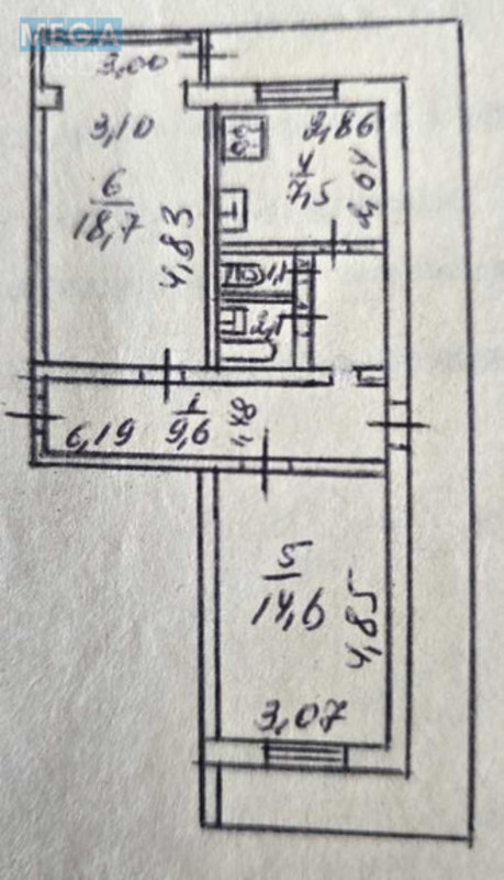 Продаж 2 кімнатної квартири (60/34/8), 3 пов. 9 пов. будинку, <a class="location-link" href="/kiev/" title="Недвижимость Київ">Київ</a>, <a class="location-link" href="/kiev/svyatoshinskij/" title="Недвижимость Святошинський район">Святошинський р-н</a>, Николая Ушакова ул., 12 (изображение 20)