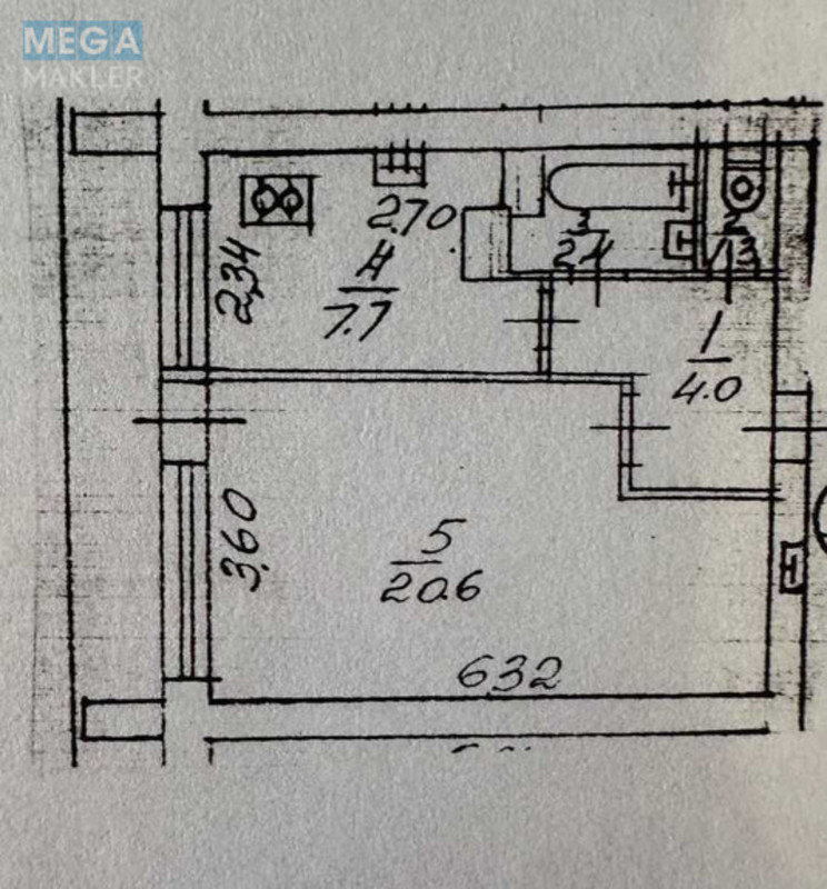 Продаж 1 кімнатної квартири (39,5/20/7,7), 13 пов. 16 пов. будинку, <a class="location-link" href="/kiev/" title="Недвижимость Київ">Київ</a>, <a class="location-link" href="/kiev/dneprovskij/" title="Недвижимость Дніпровський район">Дніпровський р-н</a>, Русановская Набережная ул., 18 (изображение 12)