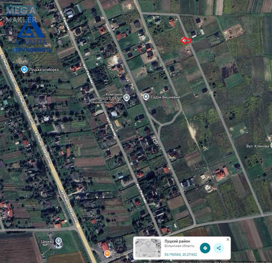 Продажа участка, 12&nbsp;соток, участок под жилую застройку, <a class="location-link" href="/mayaki-selo-vl/" title="Недвижимость Маяки">Маяки</a>, фальківська (изображение 2)