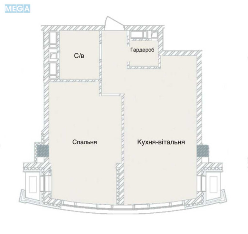 Оренда 1 кімнатної квартири, <a class="location-link" href="/kiev/" title="Недвижимость Київ">Київ</a>, <a class="location-link" href="/kiev/pecherskij/" title="Недвижимость Печерський район">Печерський р-н</a>, Саперне Поле вул., 5а (изображение 16)