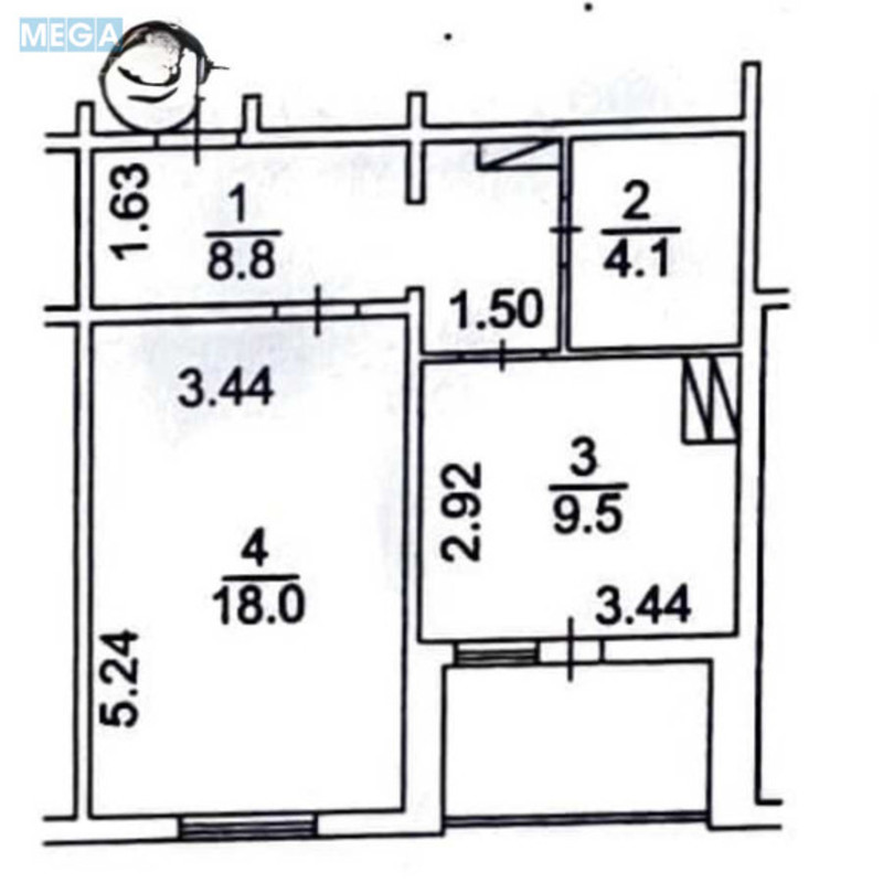 Продаж 1 кімнатної квартири (42,6/18/9,5), 20 пов. 22 пов. будинку, <a class="location-link" href="/kiev/" title="Недвижимость Київ">Київ</a>, <a class="location-link" href="/kiev/svyatoshinskij/" title="Недвижимость Святошинський район">Святошинський р-н</a>, Олевська вул., 7 (изображение 12)
