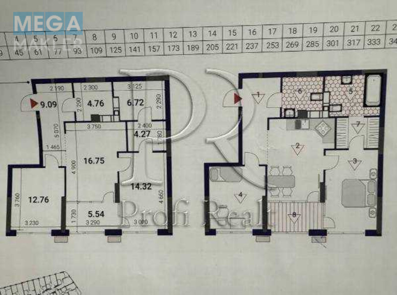 Продаж 2 кімнатної квартири (75/27/17), 25 пов. 26 пов. будинку, <a class="location-link" href="/kiev/" title="Недвижимость Київ">Київ</a>, <a class="location-link" href="/kiev/darnickij/" title="Недвижимость Дарницький район">Дарницький р-н</a>, Причальна вулиця, 8 (изображение 17)