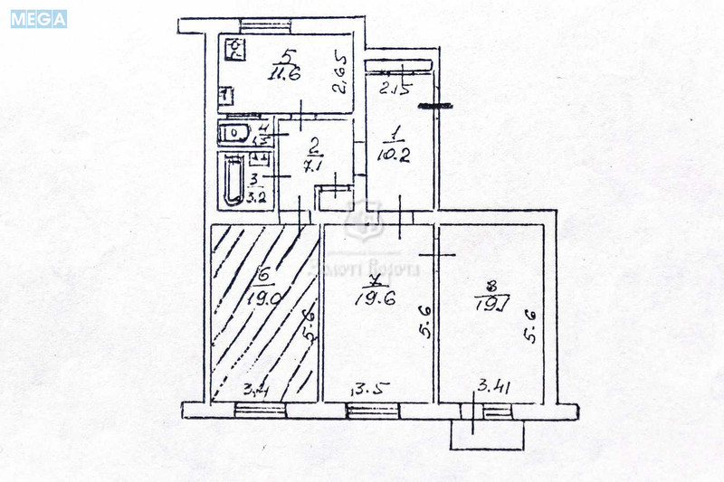 Продаж 3 кімнатної квартири (91,3/57/11,6), 5 пов. 5 пов. будинку, <a class="location-link" href="/kiev/" title="Недвижимость Київ">Київ</a>, <a class="location-link" href="/kiev/obolonskij/" title="Недвижимость Оболонський район">Оболонський р-н</a>, Вишгородська вул., 56/2 (изображение 16)