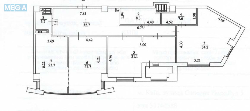 Оренда 3 кімнатної квартири, <a class="location-link" href="/kiev/" title="Недвижимость Київ">Київ</a>, <a class="location-link" href="/kiev/pecherskij/" title="Недвижимость Печерський район">Печерський р-н</a>, Иоанна Павла ІІ ул. (изображение 11)
