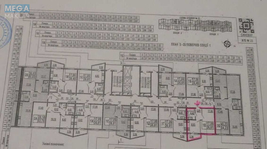 Продаж 1 кімнатної квартири (36,6/17,1/8,6), 18 пов. 25 пов. будинку, <a class="location-link" href="/kiev/" title="Недвижимость Київ">Київ</a>, <a class="location-link" href="/kiev/darnickij/" title="Недвижимость Дарницький район">Дарницький р-н</a>, Бориса Гмирі вул., 22/Б (изображение 7)