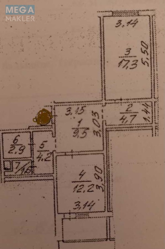 Оренда 1 кімнатної квартири, <a class="location-link" href="/kiev/" title="Недвижимость Київ">Київ</a>, <a class="location-link" href="/kiev/darnickij/" title="Недвижимость Дарницький район">Дарницький р-н</a>, Урлівська вул., 9 (изображение 11)