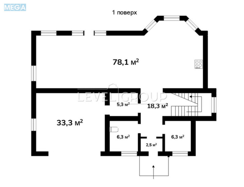 Продаж дома, 2&nbsp;поверху, 275&nbsp;кв.м, 5&nbsp;кімнат, ділянка 12&nbsp;соток, <a class="location-link" href="/mihajlovka-rubezhovka/" title="Недвижимость Михайлівка-Рубежівка">Михайлівка-Рубежівка</a>, Ясна, 4 (изображение 21)