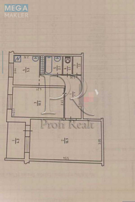 Продаж 2 кімнатної квартири (48/27/6), 10 пов. 12 пов. будинку, <a class="location-link" href="/kiev/" title="Недвижимость Київ">Київ</a>, <a class="location-link" href="/kiev/svyatoshinskij/" title="Недвижимость Святошинський район">Святошинський р-н</a>, Сімї Сосніних вул., 2Б (изображение 21)