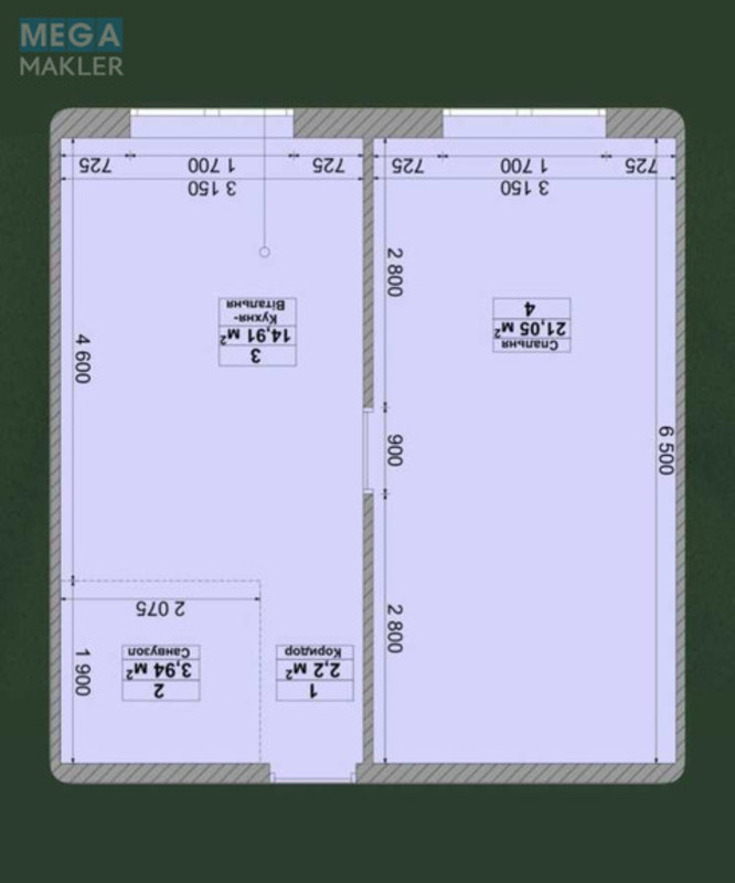 Новобудова, 5 поверхів, <a class="location-link" href="/petrovskoe-selo-kv-kievo-svyatoshinskij-rajon/" title="Недвижимость Петрівське">Петрівське</a>, Богдана Хмельницького, 17/4 (изображение 5)