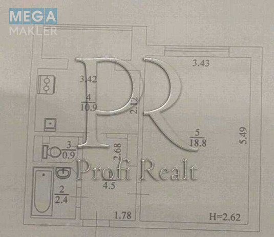 Продаж 1 кімнатної квартири (38/18/11), 4 пов. 9 пов. будинку, <a class="location-link" href="/kiev/" title="Недвижимость Київ">Київ</a>, <a class="location-link" href="/kiev/obolonskij/" title="Недвижимость Оболонський район">Оболонський р-н</a>, Оболонський проспект, 25 (изображение 18)