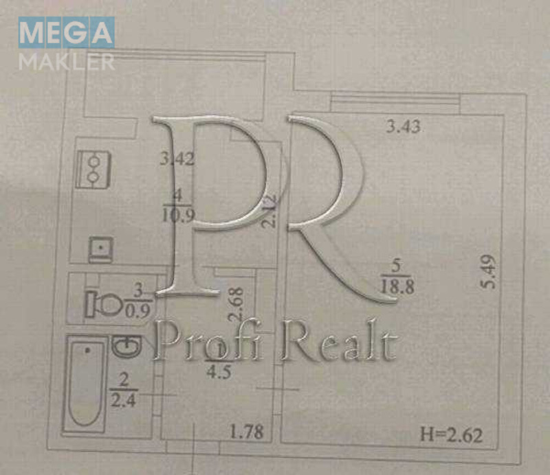 Продаж 1 кімнатної квартири (38/18/11), 4 пов. 9 пов. будинку, <a class="location-link" href="/kiev/" title="Недвижимость Київ">Київ</a>, <a class="location-link" href="/kiev/obolonskij/" title="Недвижимость Оболонський район">Оболонський р-н</a>, Оболонський проспект, 25 (изображение 18)