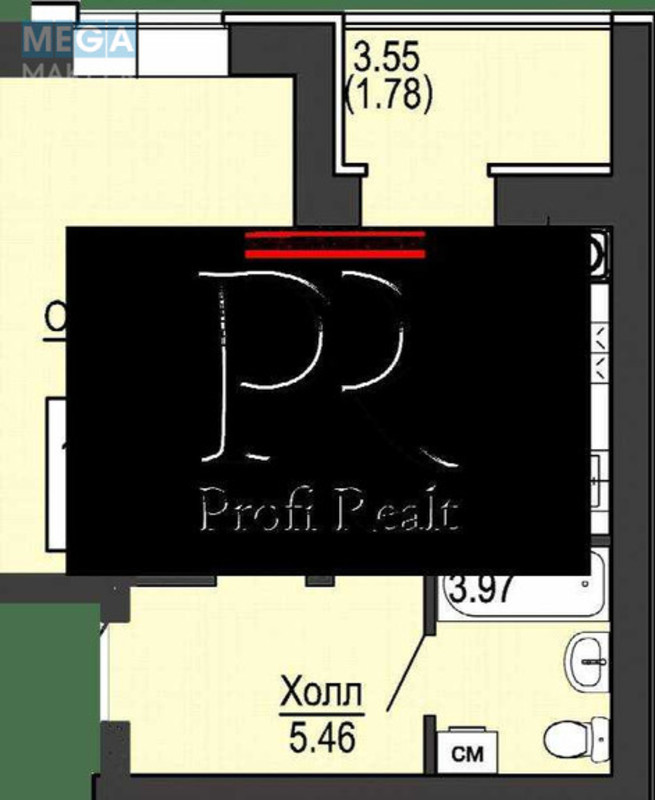 Продаж 1 кімнатної квартири (37/15/12), 7 пов. 10 пов. будинку, <a class="location-link" href="/sofievskaya-borshagovka/" title="Недвижимость Софіївська Борщагівка">Софіївська Борщагівка</a>, Героїв Небесної Сотні алея, 26/23 (изображение 9)