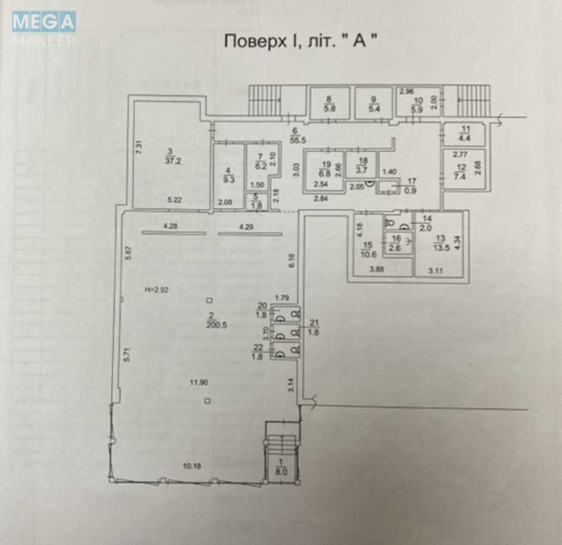 Продаж комерційної нерухомості, 393&nbsp;кв.м, под магазин, <a class="location-link" href="/kiev/" title="Недвижимость Київ">Київ</a>, <a class="location-link" href="/kiev/obolonskij/" title="Недвижимость Оболонський район">Оболонський р-н</a>, Героїв Сталінграду просп., 27 (изображение 9)