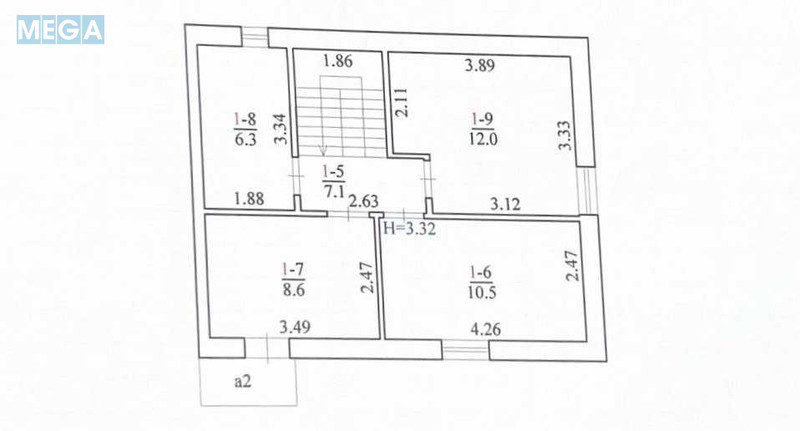 Продаж дома, 2&nbsp;поверху, 90&nbsp;кв.м, 3&nbsp;кімнати, ділянка 3&nbsp;сотки, <a class="location-link" href="/hotov/" title="Недвижимость Хотів">Хотів</a>, Молодіжна, 130 (изображение 24)