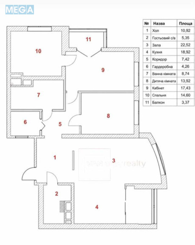 Продаж 3 кімнатної квартири (126,7/68/18,9), 16 пов. 30 пов. будинку, <a class="location-link" href="/kiev/" title="Недвижимость Київ">Київ</a>, <a class="location-link" href="/kiev/dneprovskij/" title="Недвижимость Дніпровський район">Дніпровський р-н</a>, Микільсько-Слобідська вул., 3А (изображение 21)