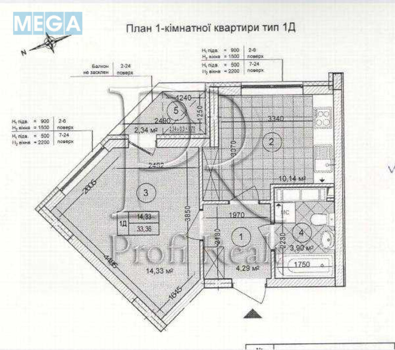 Продаж 1 кімнатної квартири (34/14/10), 14 пов. 24 пов. будинку, <a class="location-link" href="/kiev/" title="Недвижимость Київ">Київ</a>, <a class="location-link" href="/kiev/podolskij/" title="Недвижимость Подільський район">Подільський р-н</a>, Івана Виговського вулиця, 12Ж (изображение 21)