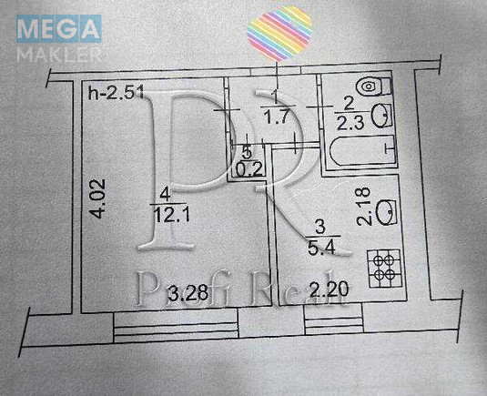 Продаж 1 кімнатної квартири (22/12/5), 1 пов. 5 пов. будинку, <a class="location-link" href="/kiev/" title="Недвижимость Київ">Київ</a>, <a class="location-link" href="/kiev/svyatoshinskij/" title="Недвижимость Святошинський район">Святошинський р-н</a>, Туполєва Академіка вулиця, 3А (изображение 15)